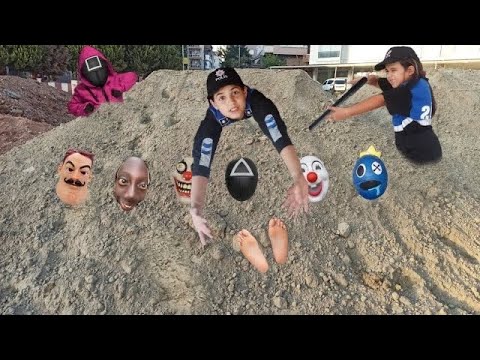 MELISA GOT LOST IN THE SAND AT THE BEACH AND BECAME THE SQUID GAME DOLL !!