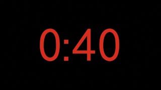 40 Seconds Countdown Timer