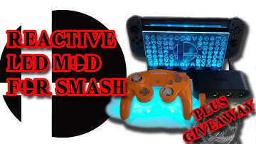 Reactive Gamecube Controller LED Mod for Super Smash Bros Ultimate?! Shinewave