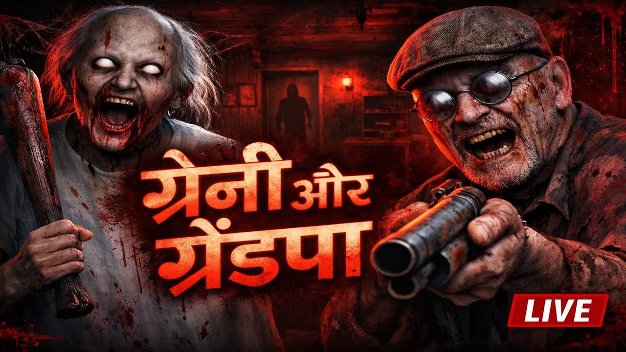 Granny is Live || Granny Horror Gameplay || Granny Grandpa #HorrorGame #HindiGaming #iphone16promax