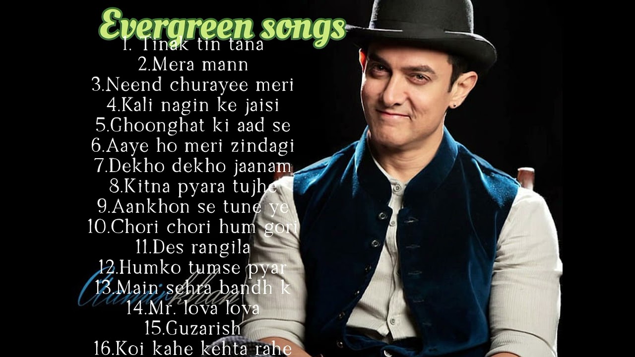 Best of Amir khan Bollywood songs      evergreensongs  evergreenhits  manojsaini