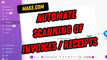 How to Automate the Scanning of Invoices and Receipts using Make.com - Process to Google Sheets