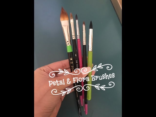 Petal & Flora Brush Demo - Face Painting Brushes 