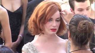 Christina Hendricks Stops Interview Over Full-Figure Comment | Splash News TV | Splash News TV