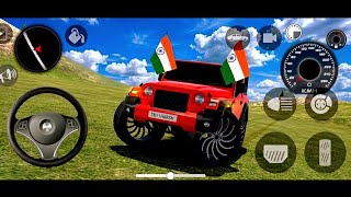 Mahindra 💥 Thar Modified (Game) 😈 Indian Car Games 4x4 New Red ♥️ Thar Rocks Game 4x4 💥