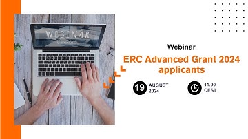 ERC Advanced Grant 2024 applicants webinar