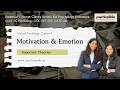 Motivation and Emotion I CUET PG Psychology Preparation I Essential Concept Clarity Series- Class 4