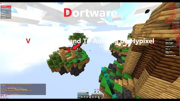 Hacking on Hypixel with the Anti-Cheat DISABLED [Dortware]