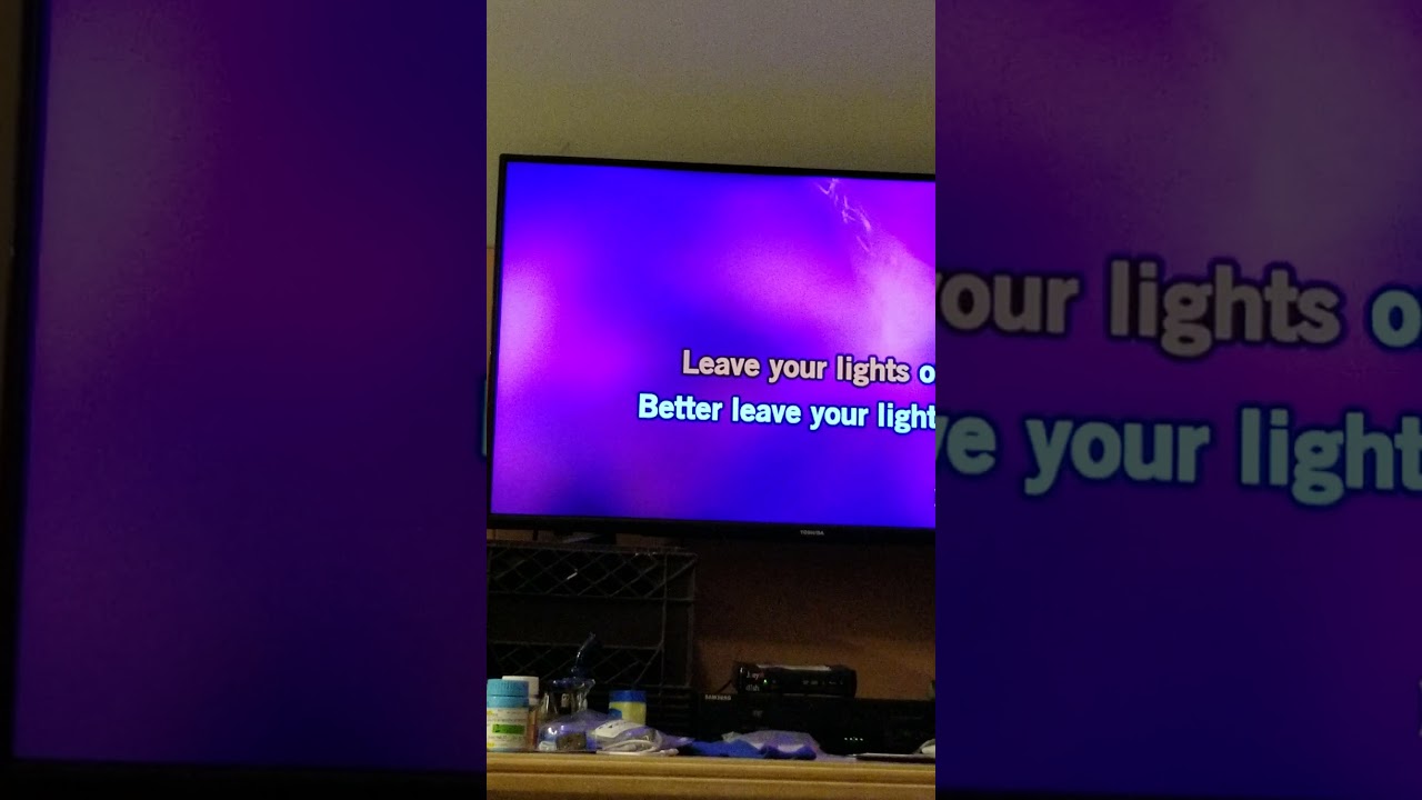 put your lights on. YouTube