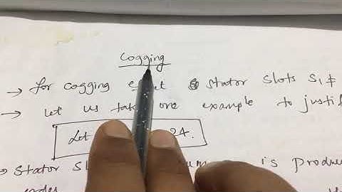 5-Crawling and Cogging in 3-Phase Induction motor