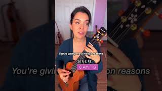 Million Reasons sounds LOVELY on Ukulele! Here's how to play it - YouTube
