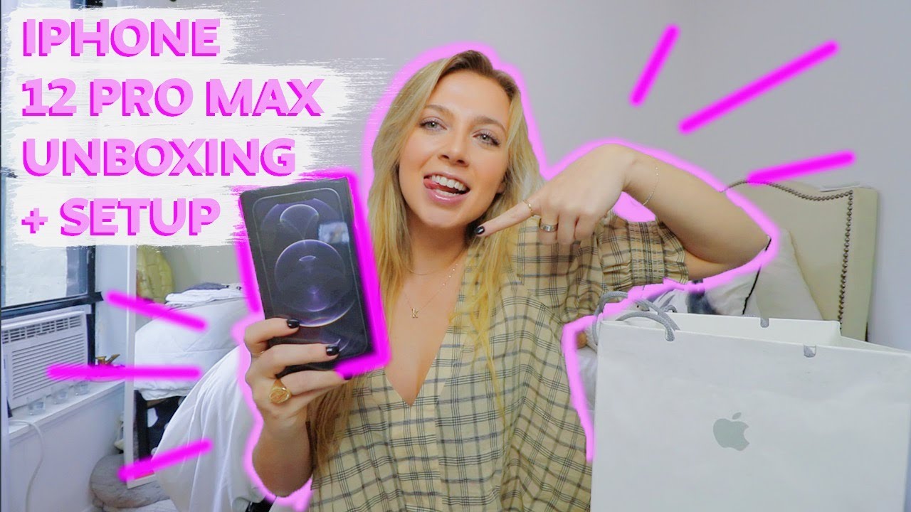 UNBOXING MY IPHONE 12 PRO MAX + SETUP + ACCESSORIES | KEN & HAN  ☆
