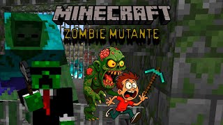 😱 ¡Derroté a un ZOMBIE MUTANTE en Minecraft! 🔥 (Gameplay ÉPICO)