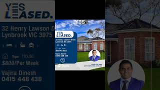 🔥𝗟𝗘𝗔𝗦𝗘𝗗   32 Henry Lawson Drive Lynbrook VIC 3975 #melbourne #realestate #shorts #shortsvideo