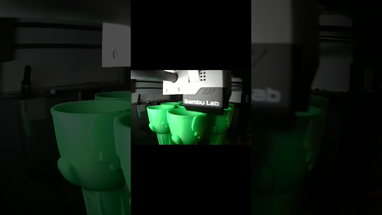 Chirpy Bird self watering stakes short #3dprinting #timelapse