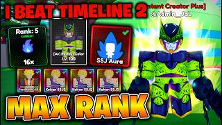I Beat Anime Eternal Timeline 2 World One... Max Rank Heres What Happened