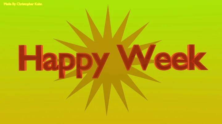 Christopher Kuhn - Happy Week