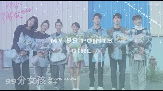 English Lyrics [99分女孩 my 99 points girl] 弦子 zhang xianzi [99分女朋友 my girl my 99 points girlfriend]ost