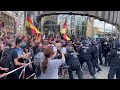 UGC: German police try to hold back 'Anti-corona' protesters | AFP