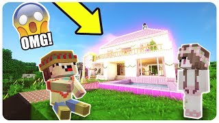 😱 MINECRAFT - NUESTRA NUEVA CASA EPICA! y rosada :v 😳😂