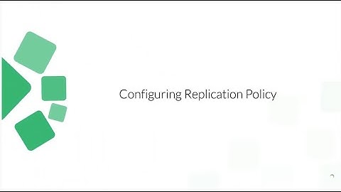How to configure a Replication Policy in Endpoint Central