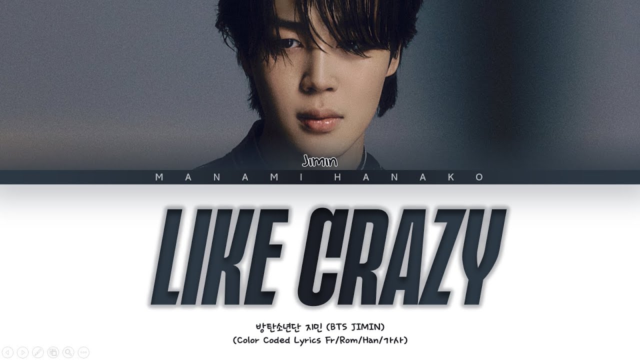 BTS 'Jimin Like Crazy' Poster