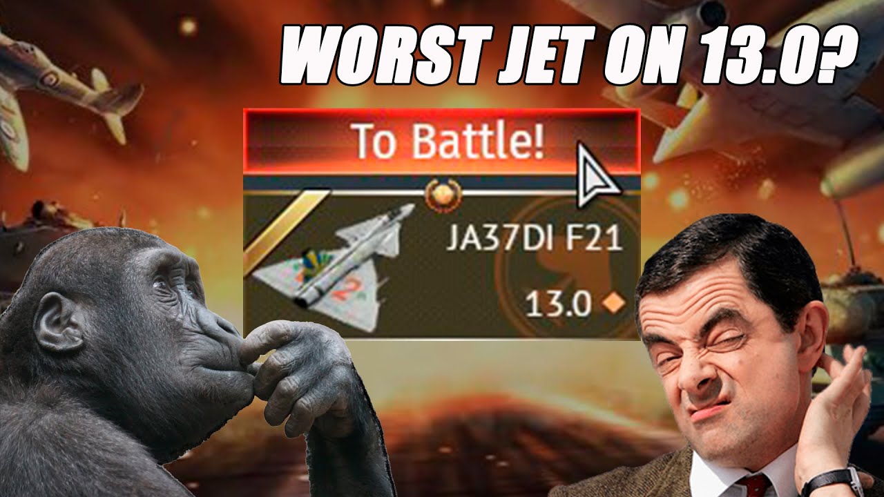 NOT THE BEST PREMIUM JET ON 13.0 IN WAR THUNDER | feat. JA37DI F21