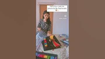 String Art | order packing #stringart #decor #gift #shorts