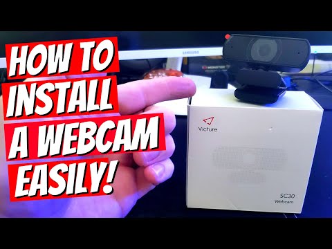 Best Budget Webcam in 2022? Victure Sc30 - How to Install Any Webcam!