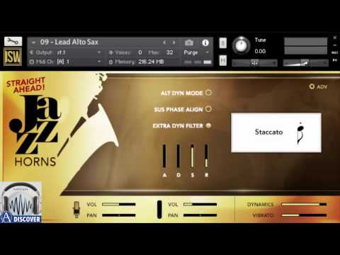 Demo - Impact Soundworks Straight Ahead Jazz Horns v2.0 | KONTAKT | SYNTHiC4TE