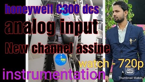New analog channel assine honeywell  dcs