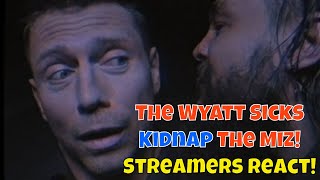 Streamers React!! Wyatt Sicks kidnap The Miz!! #wwe #raw #wyattfamily