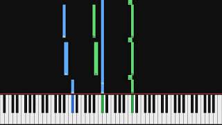 Leonardus HF Len van de Laak - Dramatic Theme | Piano Visualization