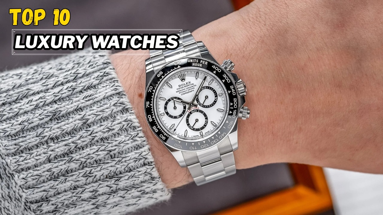 Discover the TOP 10 Luxury Watches the Wealthy Can't Get Enough Of #rolex #luxurywatches
