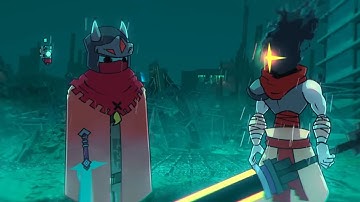 Drifter and Beheaded being the best duo in Indie Cross for around 5 minutes. [TW: Animated Blood]