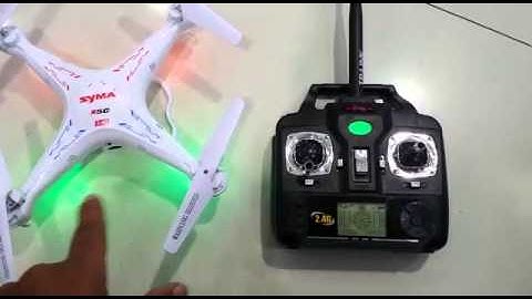 BINDING Syma x5c QUADCOPTER vinculacion dron con control