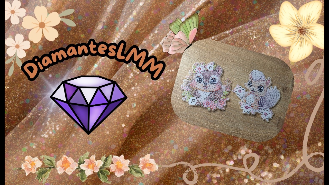 💎🐿️ IMANES de ARDILLITAS en Diamond Painting | Pequeños, brillantes y ADORABLES 🐿️✨