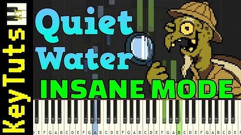 Learn to Play Quiet Water from Undertale - Insane Mode [Piano Tutorial] (Synthesia)