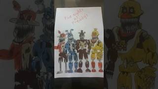 Como Dibujar A Los Animatronicos