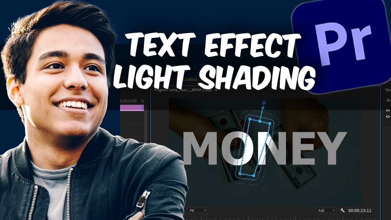 Prem Text Adobe Premiere Pro Text Effect Light Shading - YouTube