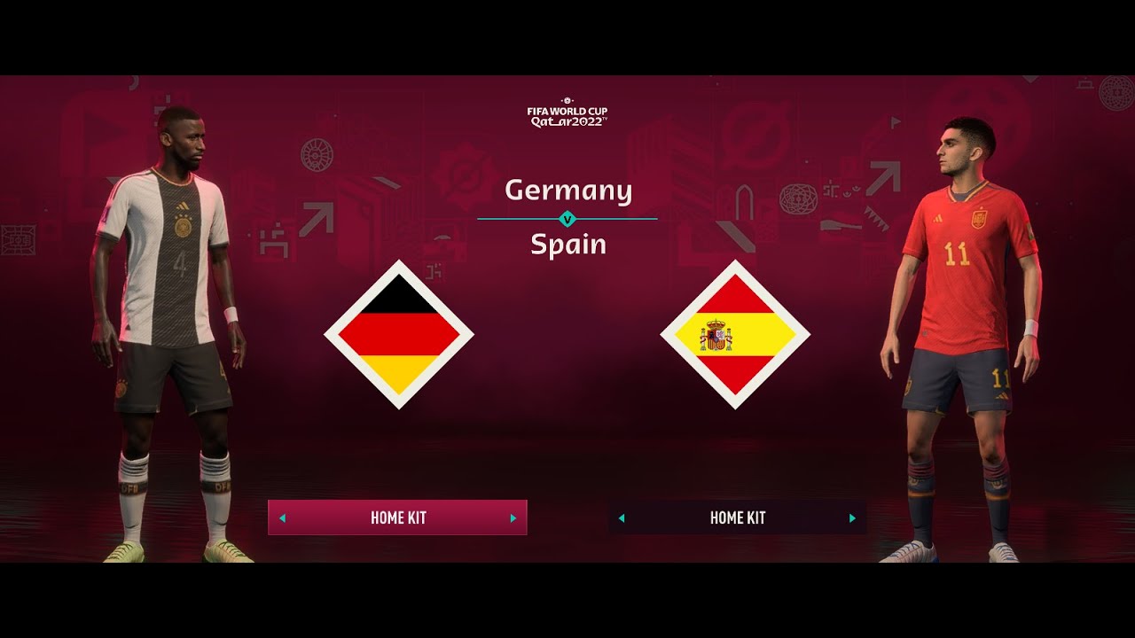 FIFA 23 - SPAIN vs GERMANY  | FIFA WORLD CUP 2022  FINAL Full Match Gameplay | 4K 