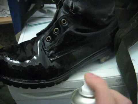 boot shine spray