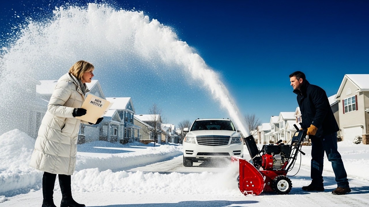 HOA Fined Me For Snow Piled High, So I Redirected It All Onto Their Streets!