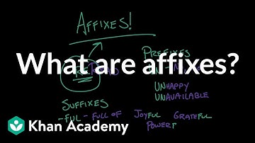 What are affixes? | Reading | Khan Academy
