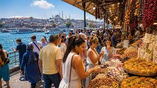 ISTANBUL TURKEY 2026 4K MARKET TOUR | Eminönü Bazaar, Fresh Products &amp; Real Market Life