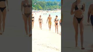 Karon Beach ⛱️ Phuket Thailand 🇹🇭 #Travel #Thailand #Trending #Beach #Trendingshorts #Bikini #Tiktok