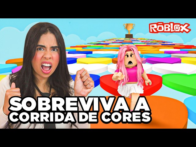 SOBREVIVA NA CORRIDA IMPOSSIVEL DAS CORES NO ROBLOX