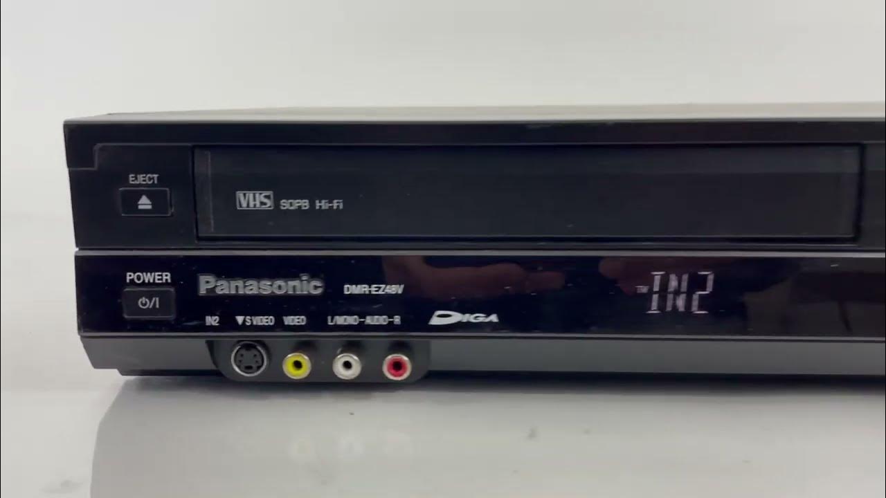 Panasonic DMREZ48V DVD Recorder VHS VCR Player YouTube
