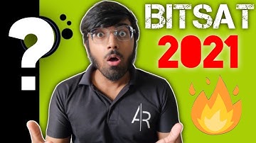 BITSAT 2021 Exam Date & Application Form🔥🔥🔥| Strategy for BITSAT 2021 🤩🙌| Best Books for #bitsat2021