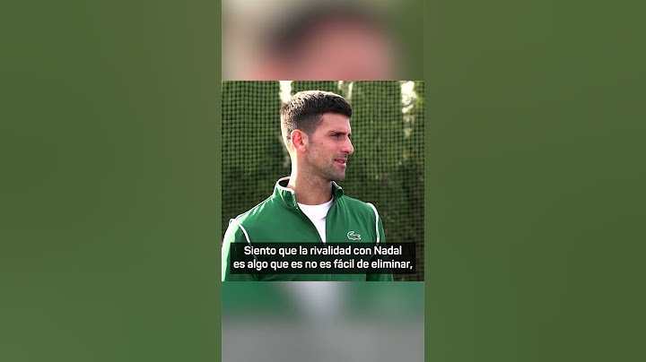 Djokovic: "Mi principal rival no es Alcaraz, sigue siendo Nadal "| Diario AS